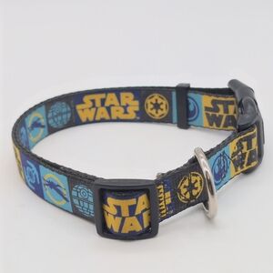 Star Wars Dog Collar 17-24 In Tie Fighter And Xwing